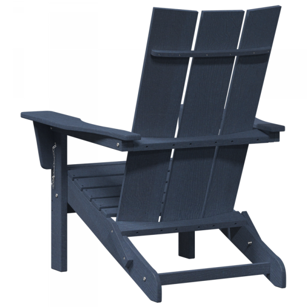 Krzesło Adirondack  Granatowe 74.5x80.5x90 cm HDPE