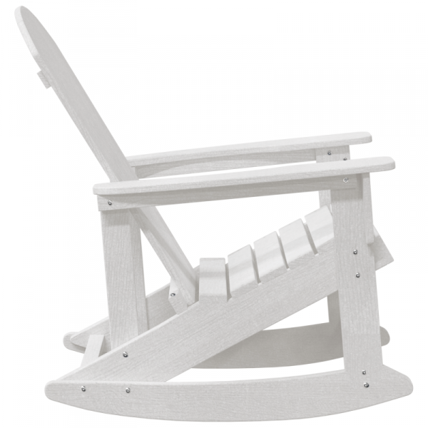 Fotel bujany Adirondack Biały 73.5x92x90 cm HDPE