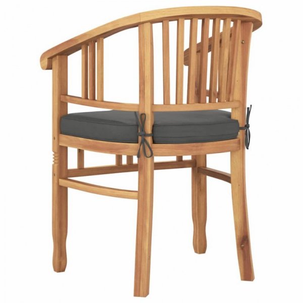 Krzesła ogrodowe 2 pcs Brązowy 63 x 58 x 89 cm