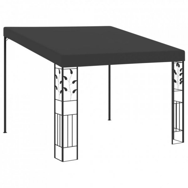 Altana przyścienna, 3 x 3 x 2,5 m, antracytowa