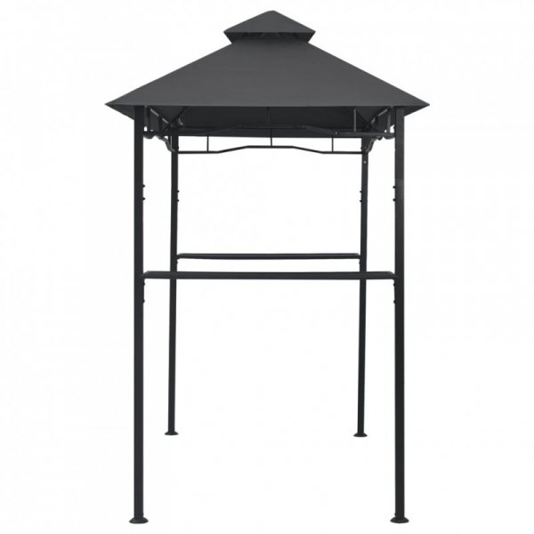 Altanka nad grill, 240x150x255 cm, antracytowa, stal