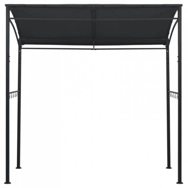 Altanka nad grill, 215x150x220 cm, antracytowa, stal