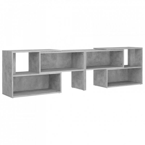Szafka pod TV, szarość betonu, 149x30x52 cm