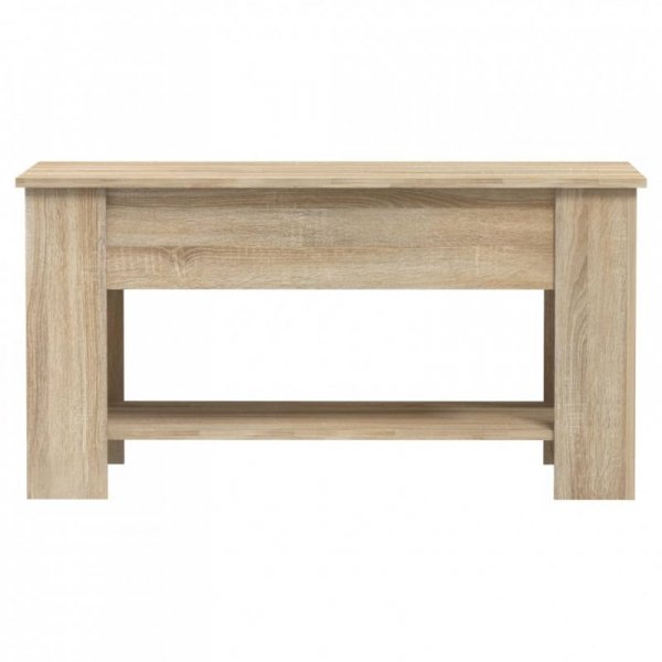 Stolik kawowy, dąb sonoma 101x49x52 cm, materiał drewnopochodny