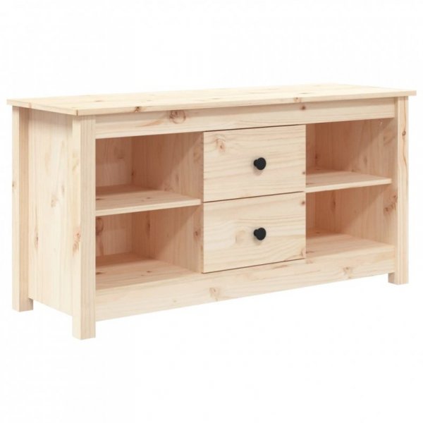 Szafka pod telewizor, 103x36,5x52 cm, lite drewno sosnowe