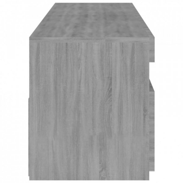 Szafki pod TV z LED, 2 szt., szary dąb sonoma 75x35x40 cm