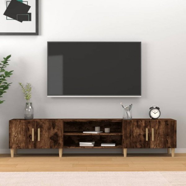 Szafka pod TV, przydymiony dąb, 180x31,5x40 cm