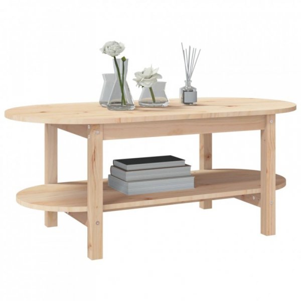 Stolik kawowy, 110x55x45 cm, lite drewno sosnowe
