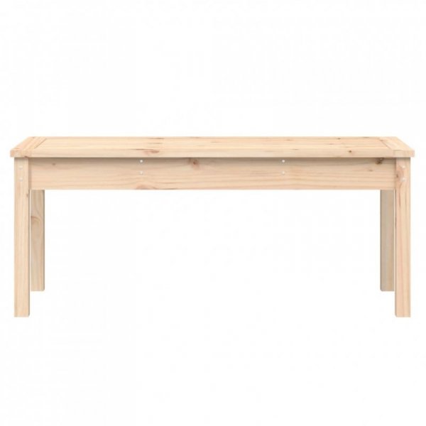 Ławka ogrodowa, 109x44x45 cm, lite drewno sosnowe