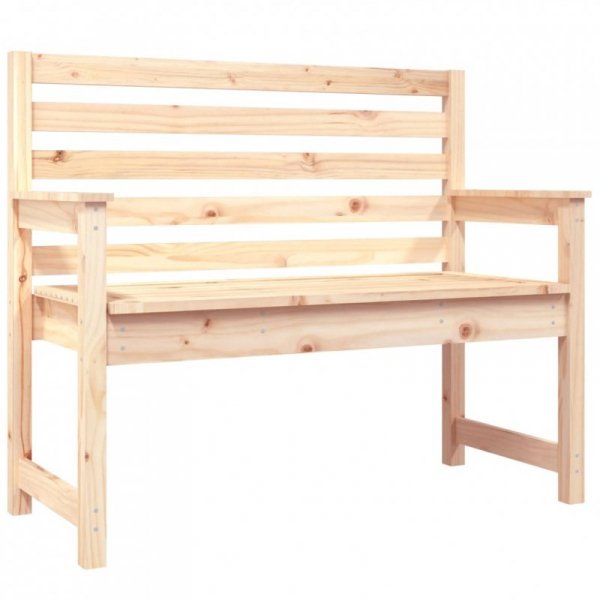 Ławka ogrodowa, 109x48x91,5 cm, lite drewno sosnowe