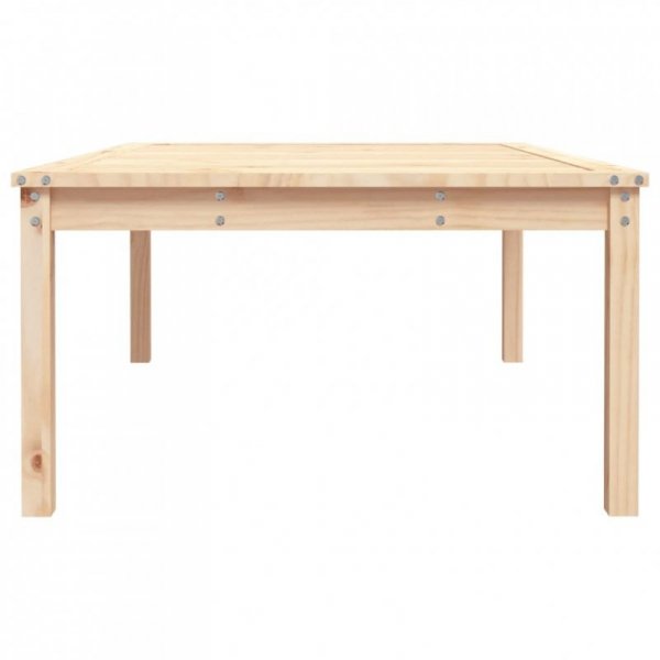Stolik ogrodowy, 121x82,5x45 cm, lite drewno sosnowe