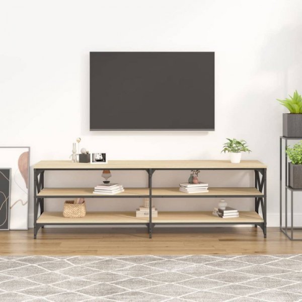 Szafka pod telewizor, dąb sonoma, 160x40x50 cm