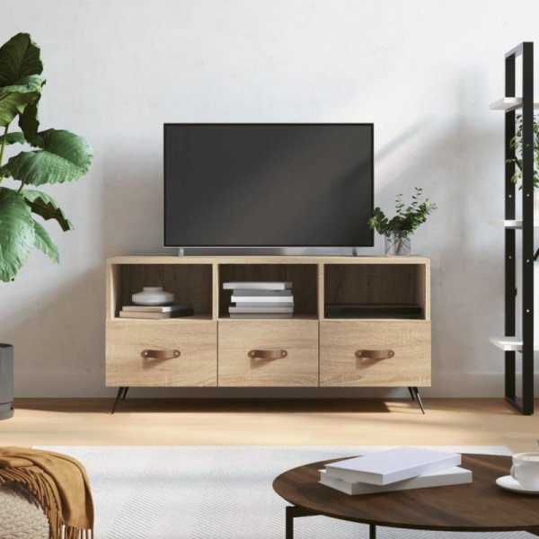 Szafka pod telewizor, dąb sonoma, 102x36x50 cm