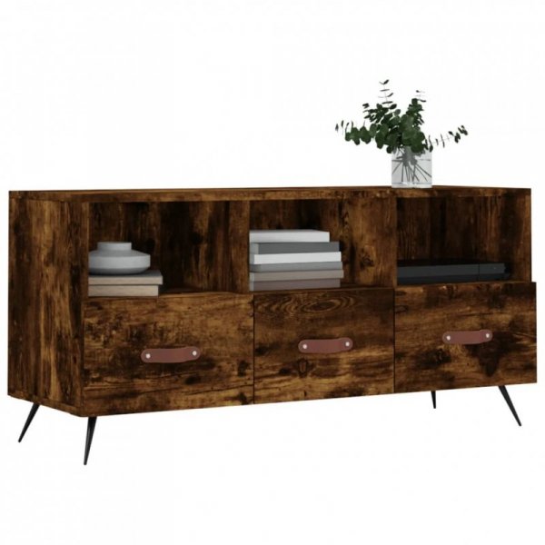 Szafka pod TV, przydymiony dąb, 102x36x50 cm