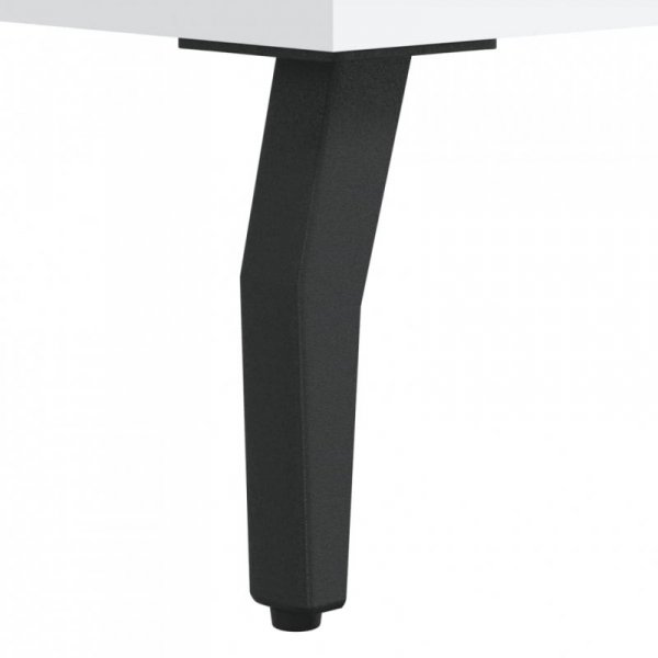 Szafka pod TV, biała, 150x30x44,5 cm, materiał drewnopochodny