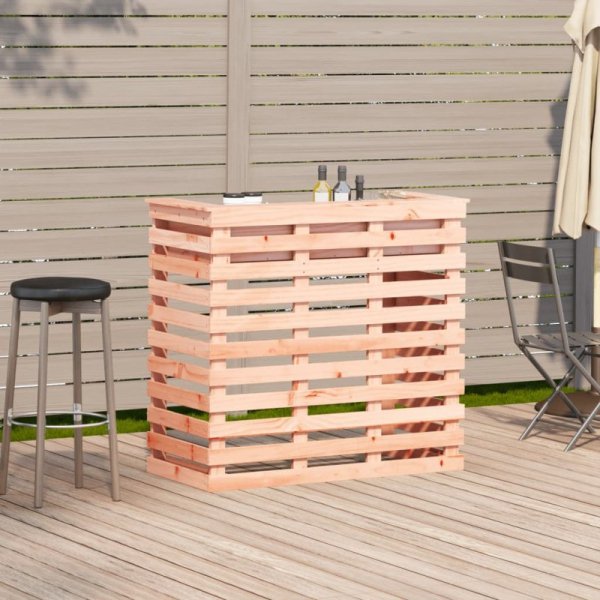 Stolik barowy do ogrodu, 113,5x50x103cm, lite drewno daglezjowe