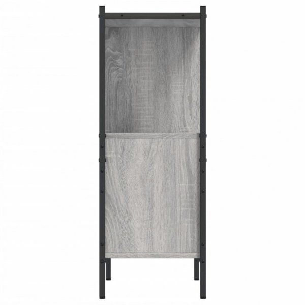 Regał, szary dąb sonoma, 72x28x77,5 cm, materiał drewnopochodny