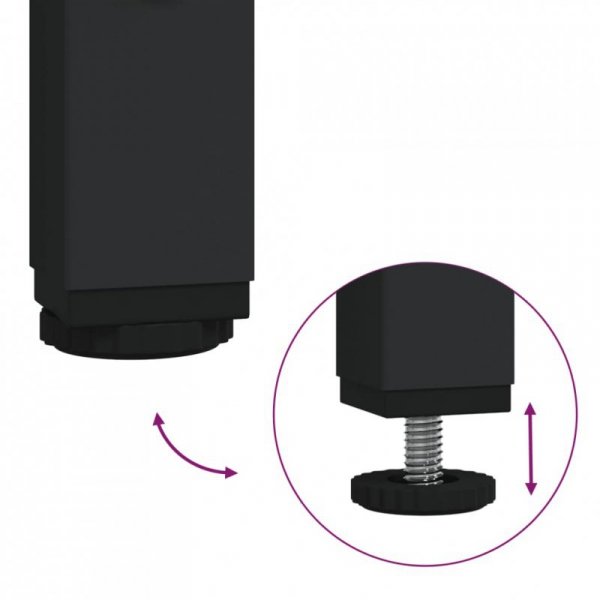 Szafka pod TV, przydymiony dąb, 206,5x28,5x95 cm