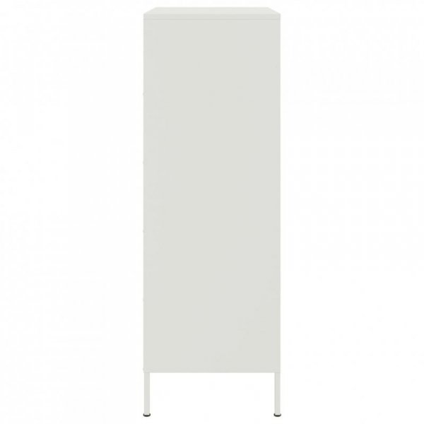 Szafka, biała, 68x39x113 cm, stal