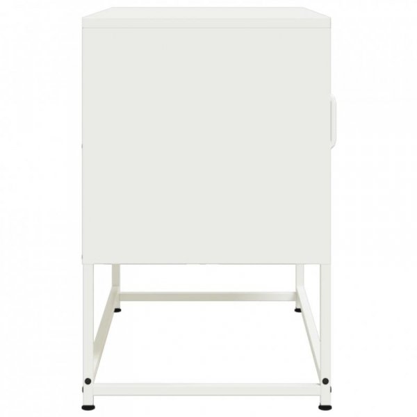 Szafka pod telewizor, oliwkowa, 100,5x39x60,5 cm, stalowa
