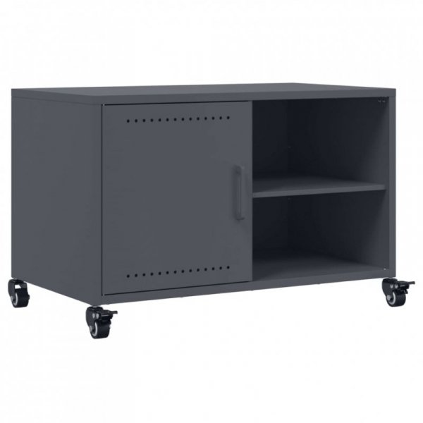 Szafka RTV, antracytowa, 68x39x43,5 cm, stal