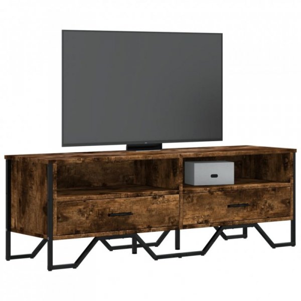 Szafka pod TV, przydymiony dąb, 122x34x41 cm