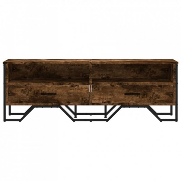 Szafka pod TV, przydymiony dąb, 122x34x41 cm