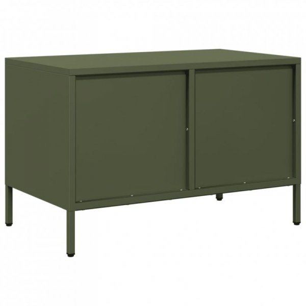 Szafka RTV, oliwkowa, 68x39x43,5 cm, stal walcowana na zimno