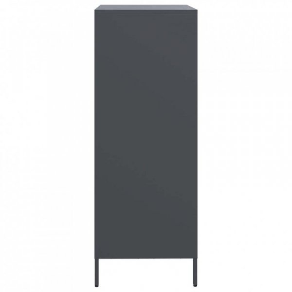 Szafka, antracytowa, 68x39x103,5 cm, stal