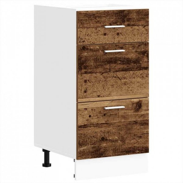 Szafka dolna Stare drewno 40x46x81,5 cm Drewno klejone