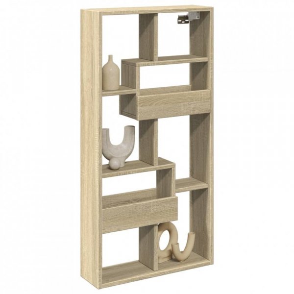 Szafka wisząca, dąb sonoma, 50x15x100, materiał drewnopochodny