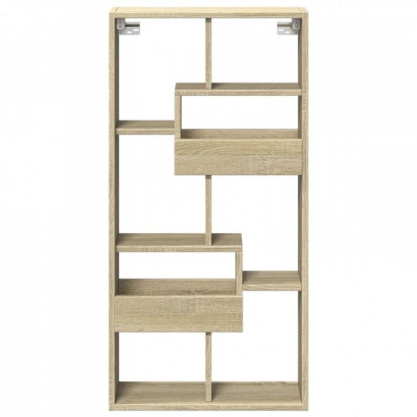 Szafka wisząca, dąb sonoma, 50x15x100, materiał drewnopochodny