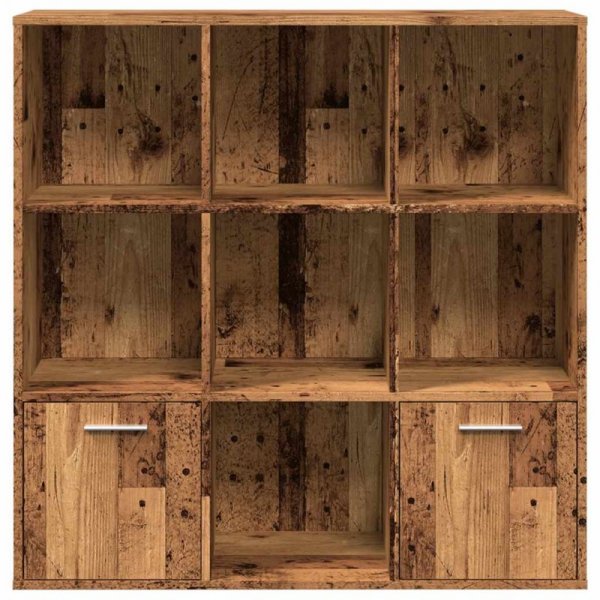 Regał, stare drewno, 98x29x97,5 cm, materiał drewnopochodny