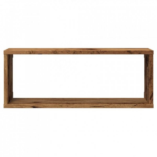 Półki ścienne kostki, 6 szt., stare drewno, 60x15x23 cm