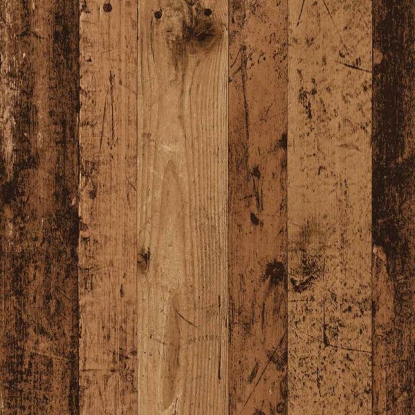 Półki ścienne kostki, 6 szt., stare drewno, 60x15x23 cm