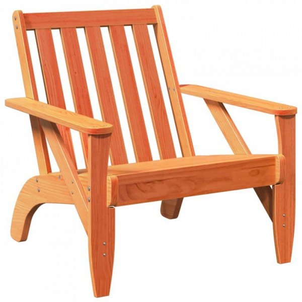 Krzesła ogrodowe Adirondack 2 szt. Woskowany brąz 75x77x77 cm