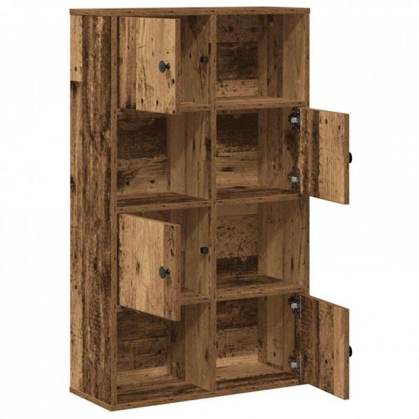 Regał, stare drewno, 60x24x101,5 cm, materiał drewnopochodny
