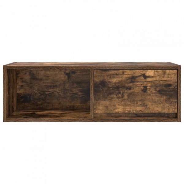 Szafki RTV 2 szt. Dąb wędzony 80x31x25,5 cm Drewno klejone