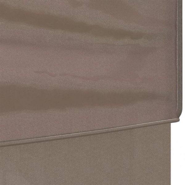 Składany namiot imprezowy ze ściankami, kolor taupe, 3x6 m