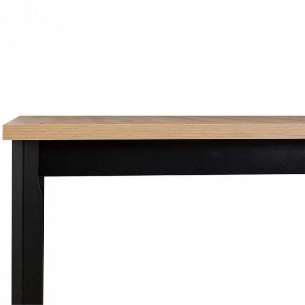 Stół DS27 80x140/180 artisan laminat / czarny