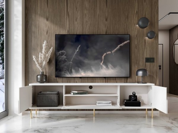 Komoda RTV RADIUS 180NZ biały