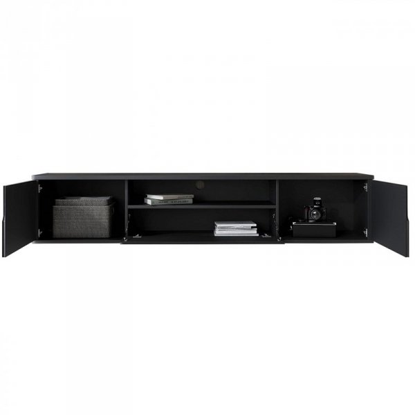Komoda RTV wisząca RADIUS 180 czarny