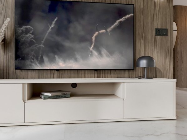 Komoda RTV wisząca RADIUS 180 kaszmir