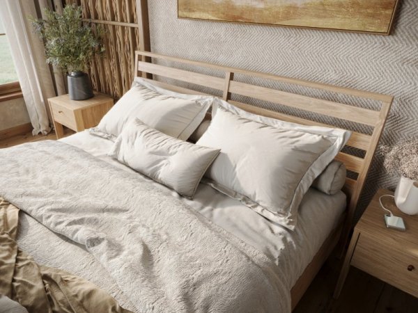 Łóżko 180x200 COZY CZ02 z podnoszonym stelażem dąb olejowany