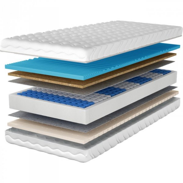 Materac 180x200 TYR pocket kokos lateks