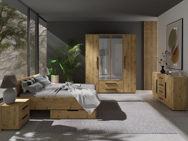Sypialnia MAXIS 1 dąb artisan