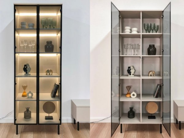 Witryna stojąca FIGO 04 czarny