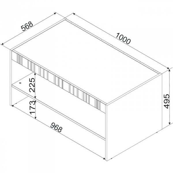 Ława ISOLA beż mat