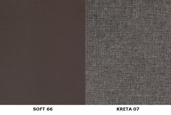 Sofa DART 2 soft 66 / kreta 07