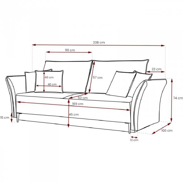 Sofa BERGI tiffany 15